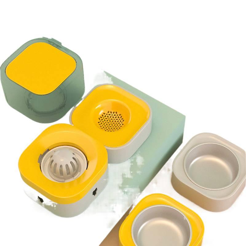 Stainless Steel Pet Bowl with Double Bowl Home Feeding Accessory Pet Food Bowl Routine Feeding - Image 5