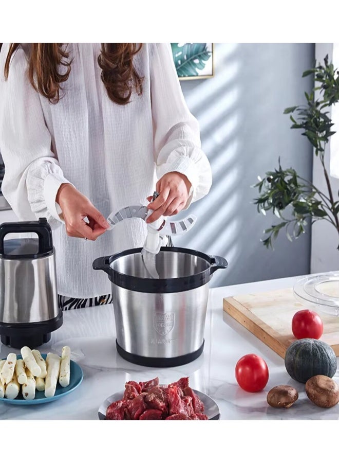 Slivers Criest SC-7600 Electric Meat Grinder 8L Stainless Steel for Household and Commercial Use - Image 5