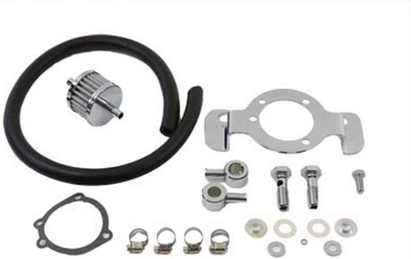 Mid Tn Cycles Mid-USA Air Filter Support and Bracket Kit for Harley Big Twin EVO Models 1993-98