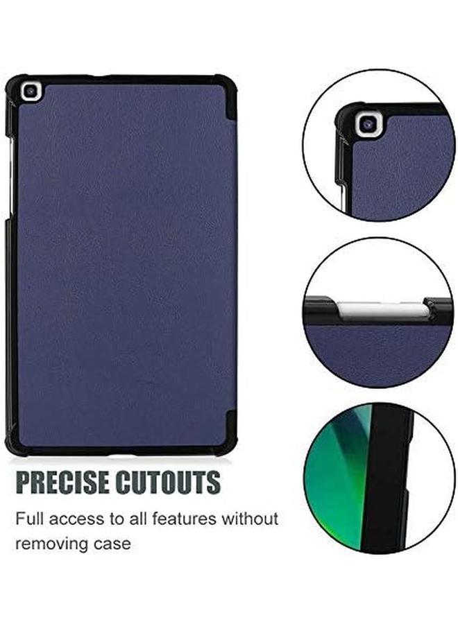 Procases Galaxy Tab A 8.0 2019 Case T290 T295 Slim Light Cover Trifold Stand Hard Shell Folio Case For 8.0 Inch Galaxy Tab A 2019 Without S Pen Model Sm T290 Wi Fi Sm T295 Lte Navy - Image 2