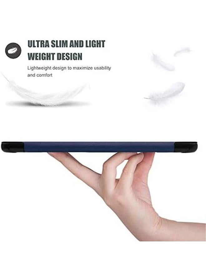 Procases Galaxy Tab A 8.0 2019 Case T290 T295 Slim Light Cover Trifold Stand Hard Shell Folio Case For 8.0 Inch Galaxy Tab A 2019 Without S Pen Model Sm T290 Wi Fi Sm T295 Lte Navy - Image 5