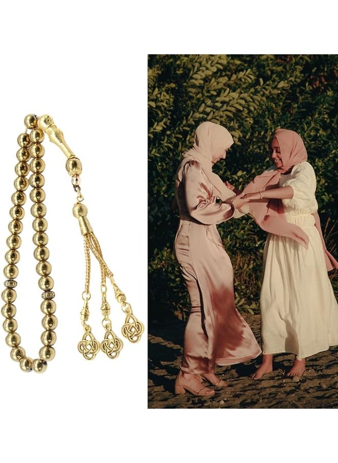 GM Asbih 33 8mm - Islamic Prayer Beads, Tasbeeh, Sibha, Muslim Mala, Masbaha, Misbaha, Tesbih, Tespih, Dhikr Beads, Zikr Beads, Worry Beads, Prayer Counter  - Image 3