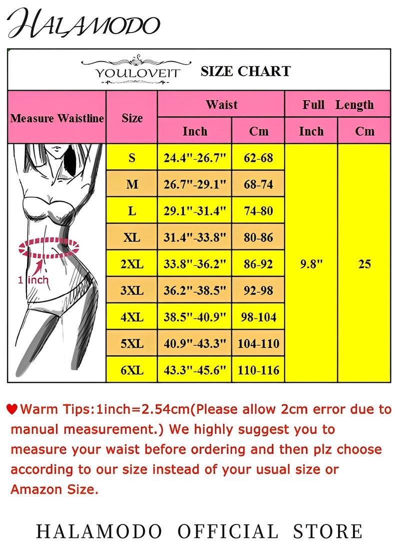 HALAMODO - Women's Waist Trainer Corset for Everyday Wear Steel Boned Tummy Control Body Shaper with Adjustable Hooks for Weight Loss - Image 1
