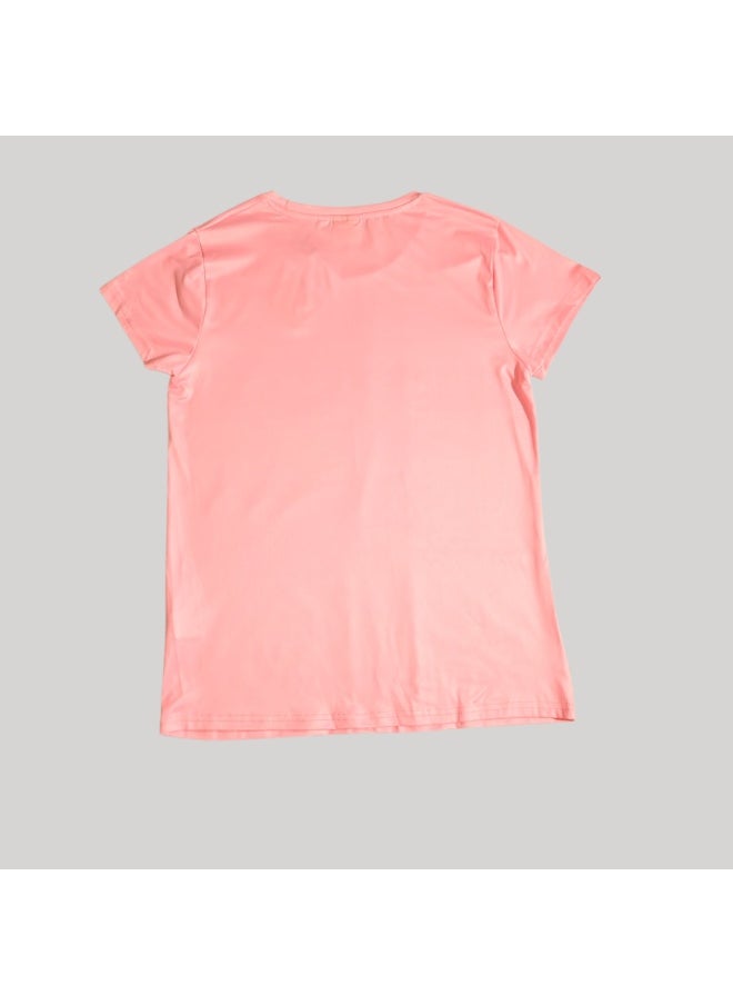Peanuts PEANUT WOMENS SHORT SLEEVE PAJAMA SETS , SILKY POLYESTER  - Image 4
