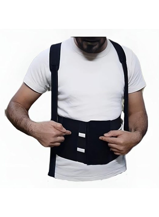 Vertical Full Back Support Belt & Posture Corrector – High-Quality Ergonomic Design with 12 Reinforcement Braces – Comprehensive Spine & Shoulder Support for Men, Women, and Kids. - Image 4