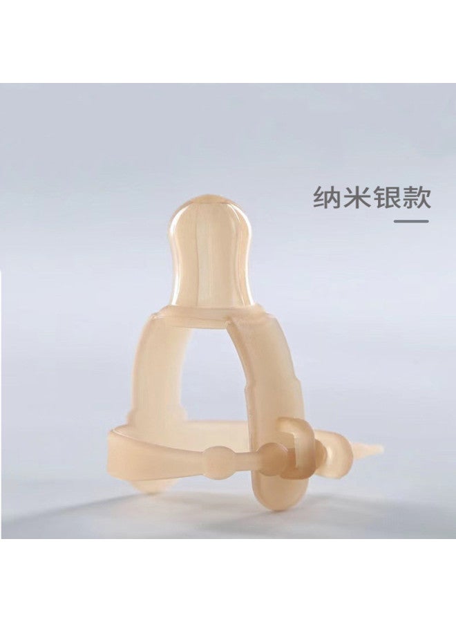Liquid Super Soft Bear Pacifier Anti-flatulence Silicone Baby Sleeping Type Baby Play Mouth Pinduoduo