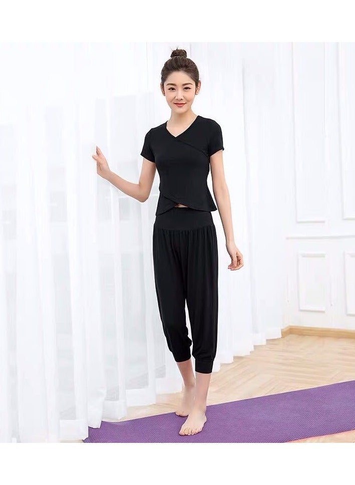 EBMINI New Pilates Yoga Training Fitness Clothing Set 