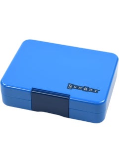 Yumbox Yumbox Surf Blue Snack Box with Rocket Tray - 3-Compartment Bento 6.7x5.1x1.8 | Kid-Friendly | Healthy Snacks | BPA-Free & Easy Clean  - Image 4