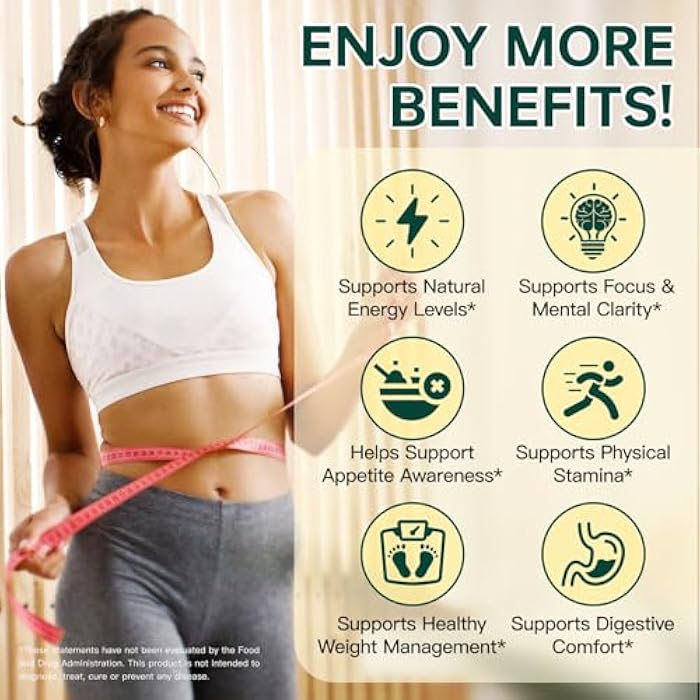 Ninsiec GLP-1 Probiotic Supplement, Support GLP1 Naturally for Women and Men, with Prebiotic & Probiotic Blend,Hunger, Cravings, Gut Health (90 Capsules) - Image 3