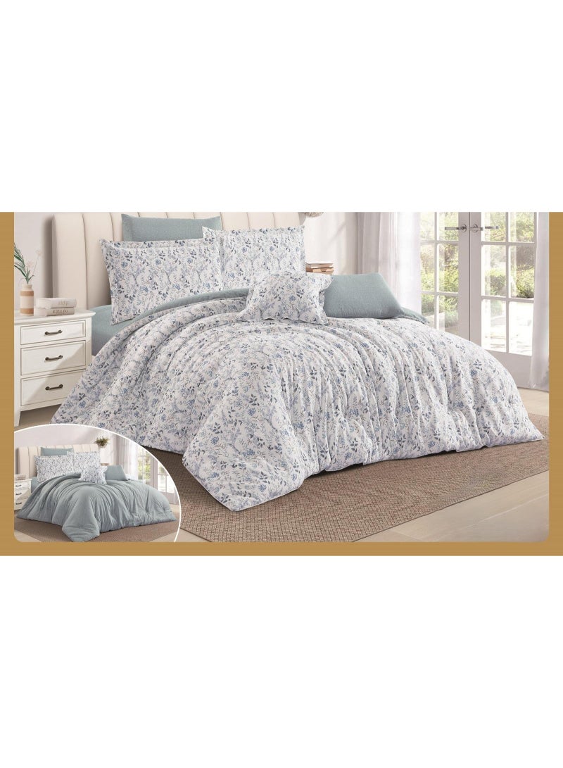 لوفيرا مفرش نفرين مشجر بتصميم حصري من المايكروفايبر مقاس ٢٣٠* ٢٥٠ سم - Image 1