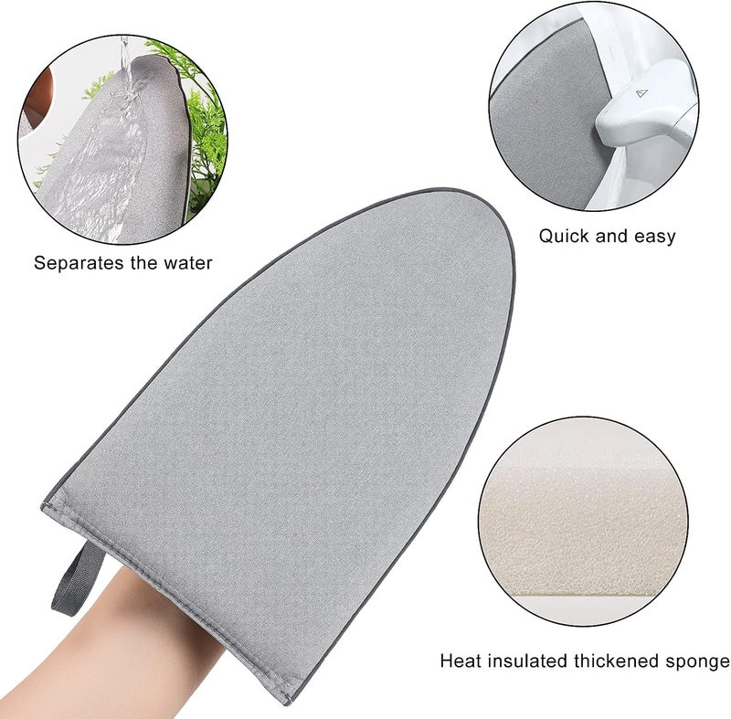 CINPIUK Garment Steamer Ironing Gloves Anti Steam Glove Heat Resistant Garment Steamer Mitt, Garment Steam Accessories for Clothes，2Pcs - Image 4