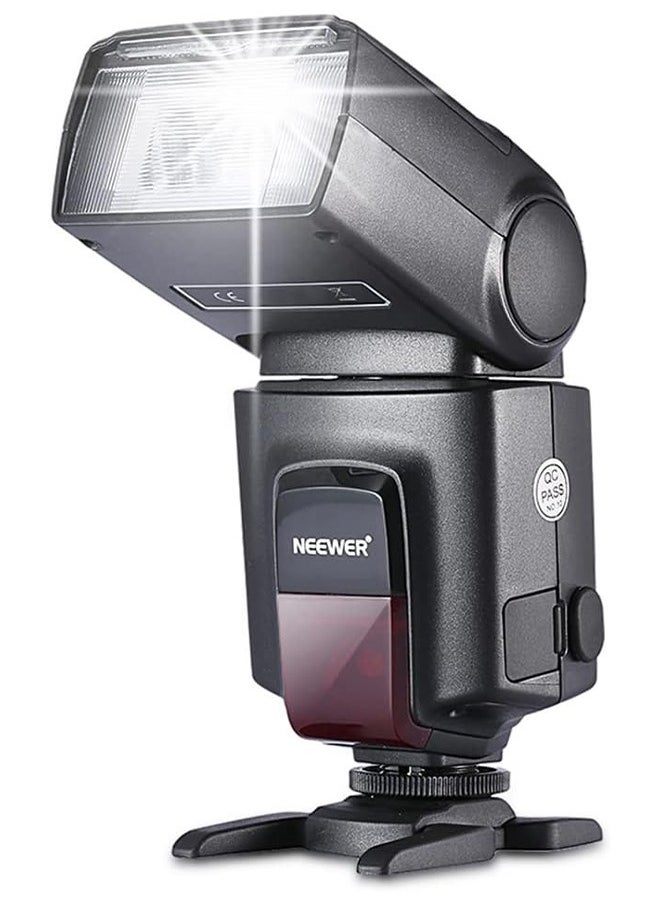 نيوير فلاش Neewer TT560 Speedlite لكاميرات Canon وSony وNikon وPanasonic وOlympus وPentax وغيرها من كاميرات DSLR، فلاش كاميرا رقمية مع حذاء ساخن قياسي  - Image 1