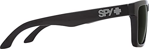 Spy Optic Helm Black-Happy Gray Green Square Sunglasses, 57 mm - Image 4