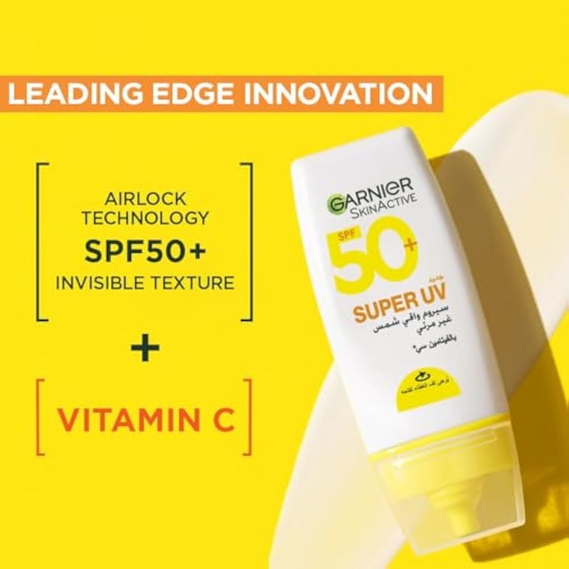 Garnier Skinactive Super Uv Invisible Serum Sunscreen 30Ml - Image 3