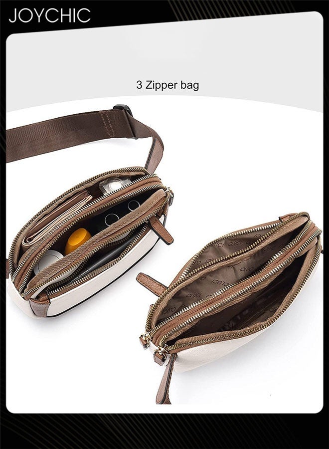 Joychic حقائب حزام عبر الجسم للنساء من الجلد الصناعي مقاومة للماء ومقاومة للاهتراء، حقيبة خصر، حقائب عبر الجسم للسفر والمشي والجري - Image 2