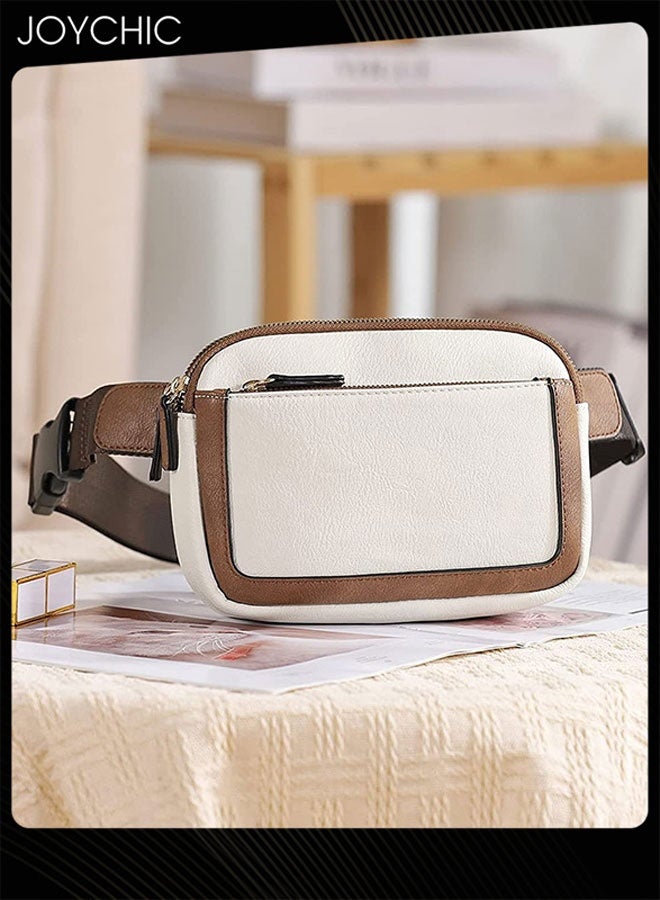 Joychic حقائب حزام عبر الجسم للنساء من الجلد الصناعي مقاومة للماء ومقاومة للاهتراء، حقيبة خصر، حقائب عبر الجسم للسفر والمشي والجري - Image 3