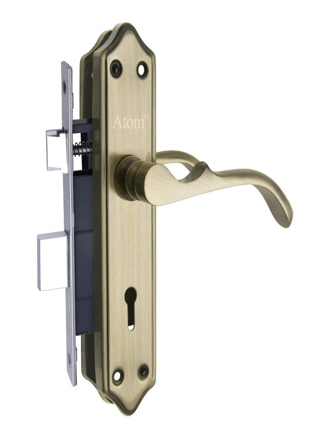 Atom Heavy Duty Mortise Door Lock for Bedroom, Living Room, Main Door, Brass Antique Finish | 3 Keys | 6 Lever Double Stage Lockset for House Hotel Office(MERCURYSSKY) - Image 2
