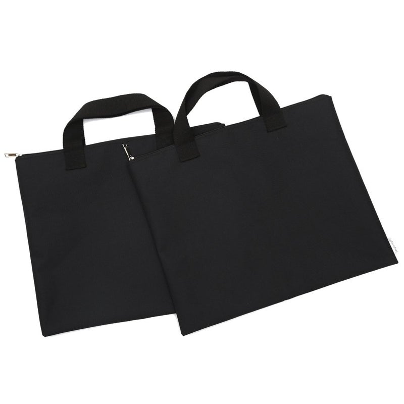 Augbunny 600D Portfolio Waterproof with Handle and Zipper for Student and Artist 2-Pack - Image 2