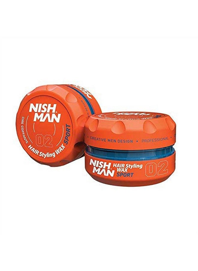 nishman Hair Styling Series (02 Sport AQUA WAX, 150ml) - Image 1