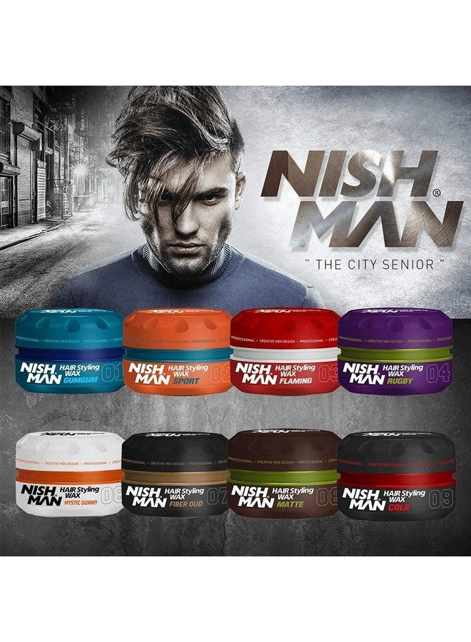 nishman Hair Styling Series (02 Sport AQUA WAX, 150ml) - Image 4