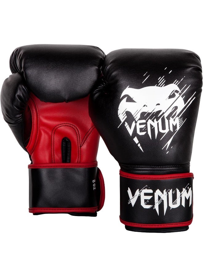 VENUM قفازات ملاكمة للأطفال من كونتندر، باللونين الأسود والأحمر، 8 أونصة - Image 2