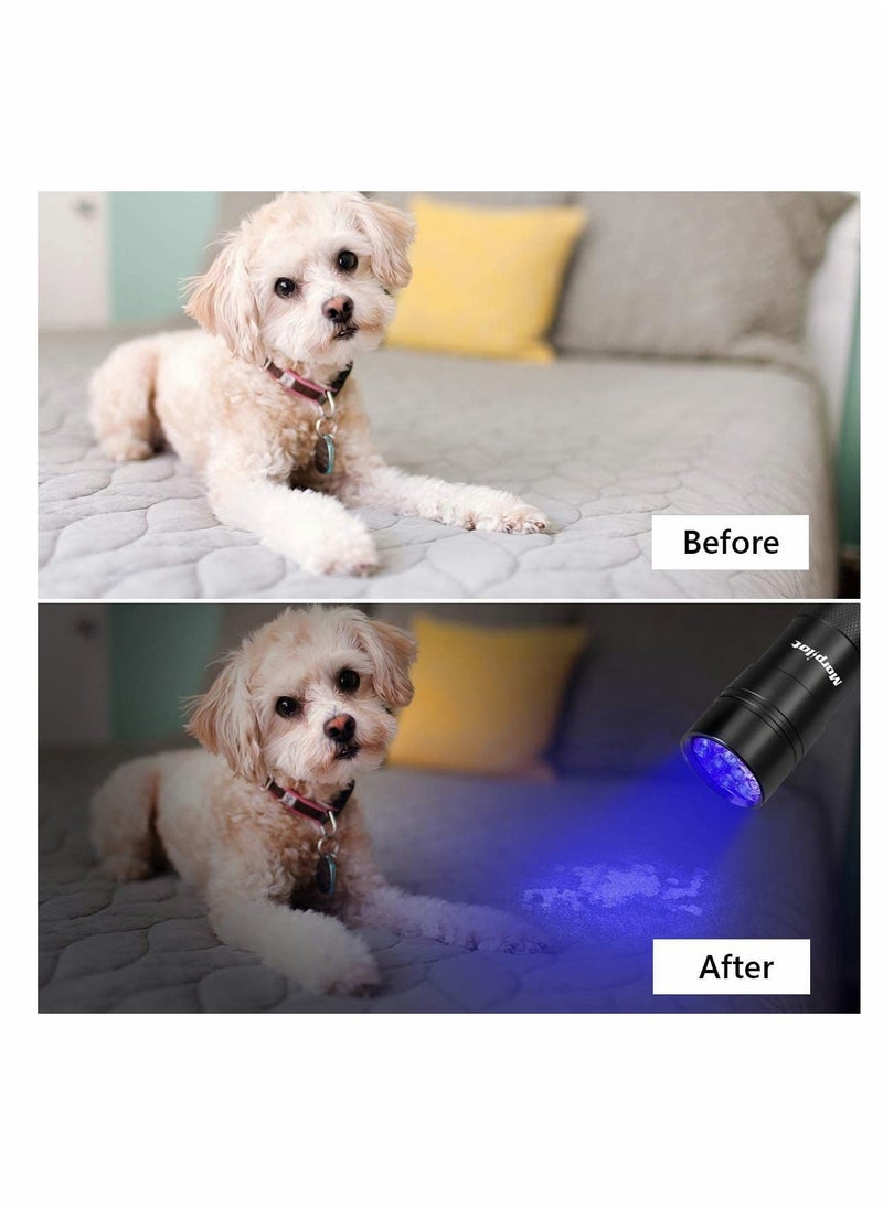 SYOSI UV Flashlight Black Light, 365nm 5W Ultraviolet Blacklight Detector for Dog Urine, Pet Stains, and Bed Bug Black  - Image 4