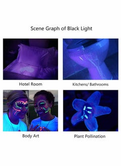 SYOSI UV Flashlight Black Light, 365nm 5W Ultraviolet Blacklight Detector for Dog Urine, Pet Stains, and Bed Bug Black  - Image 5