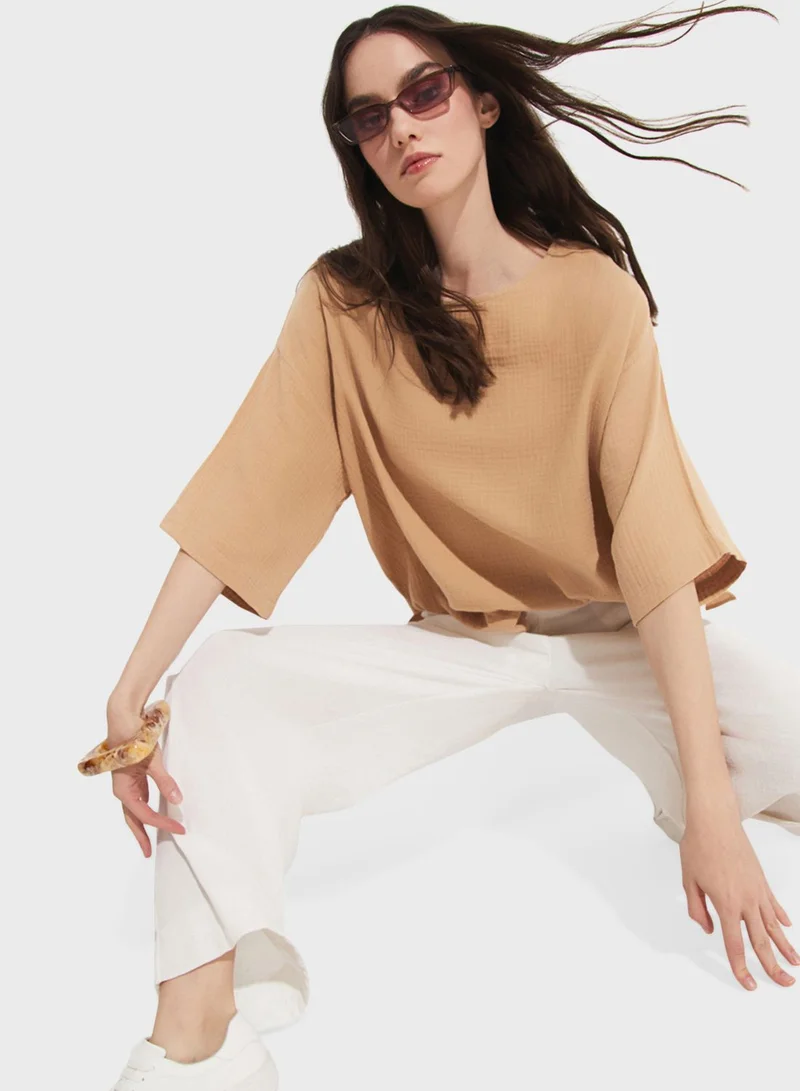 جون Crew Neck T-Shirt