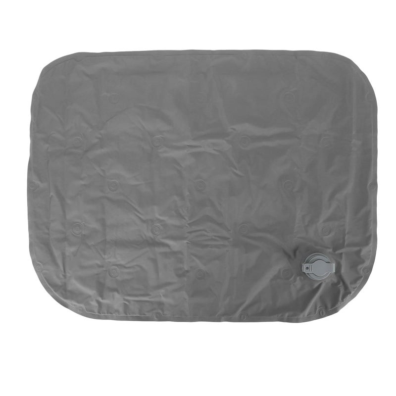 Grey Lightweight Inflatable Sitting Pad Portable Foldable Cushion For Camping Hiking - Image 4