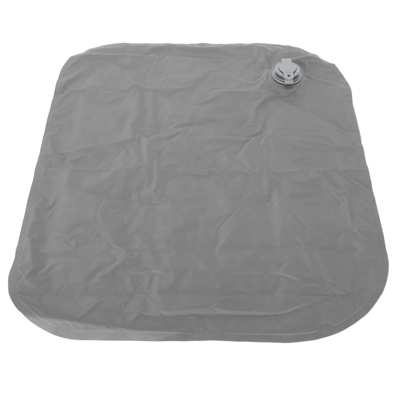 Grey Lightweight Inflatable Sitting Pad Portable Foldable Cushion For Camping Hiking - Image 3