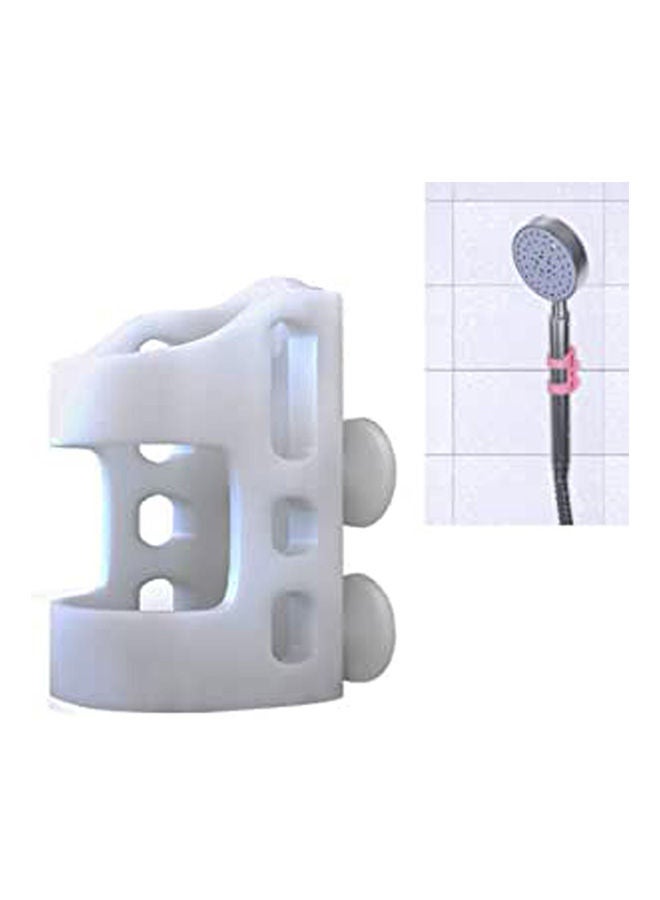 NIBEMINENT Shower Head Holder White - Image 1