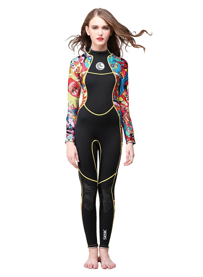 NIBEMINENT 3mm Full Body Women Neoprene Wetsuit Color Diving Snorkeling Swimming Water Sport Equipment 980grams  - Image 1