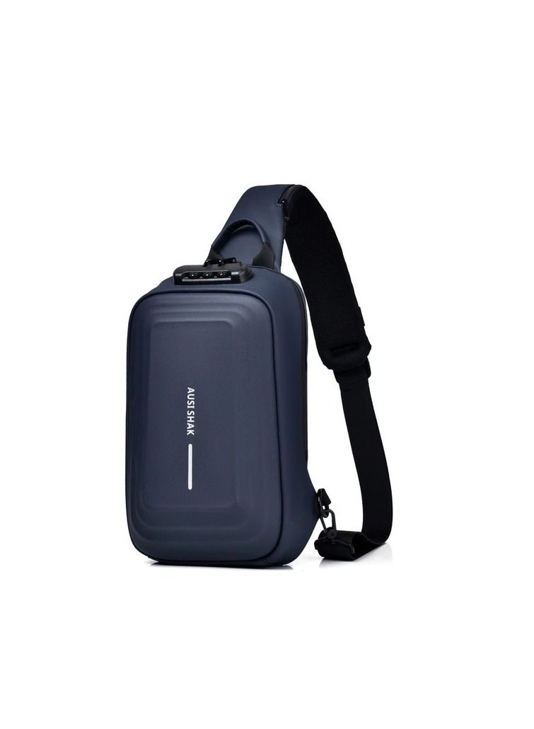 Contex Bag Multifunctional anti-theft anti-scratch hard shell motorcycle chest bag Waterproof Trendy Versatile Shoulder Bag Crossbody Bag - Image 1