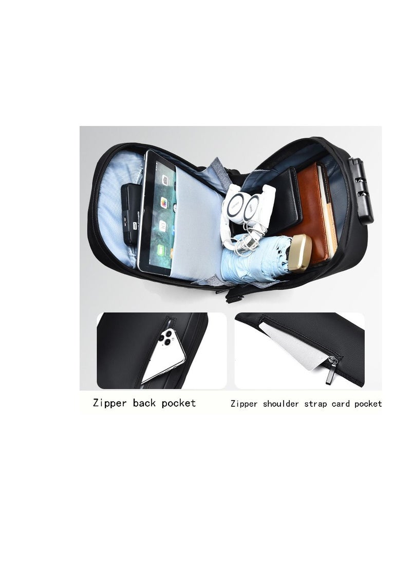 Contex Bag Multifunctional anti-theft anti-scratch hard shell motorcycle chest bag Waterproof Trendy Versatile Shoulder Bag Crossbody Bag - Image 5