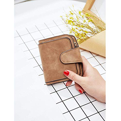 Elios Compact Soft PU Leather Ladies Small Pocket Wallet RFID Blocking | Credit Card Holder |Organizer |Purse |Wallet for Women and Girls with 6 Card Slots (Brown) - Image 5