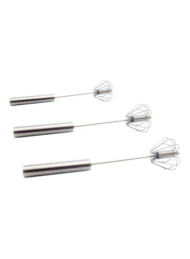 NIBEMINENT Automatic Egg Beater Mixing Tool Silver 12inch - Image 2