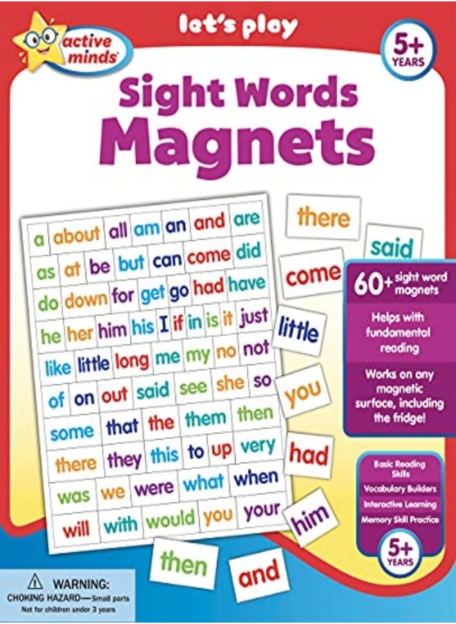 Active Minds Sight Words Magnets 