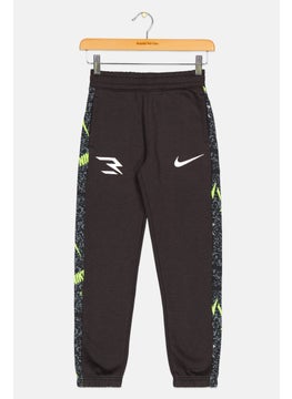 Nike 3Brand by Russell Wilson Kids Boy Sportswear Fit Training Sweatpants, Black Combo  - Image 1