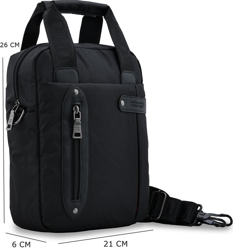 Los Angeles Polo Club 5436 Long Strap Crossbody Bag Black  - Image 2