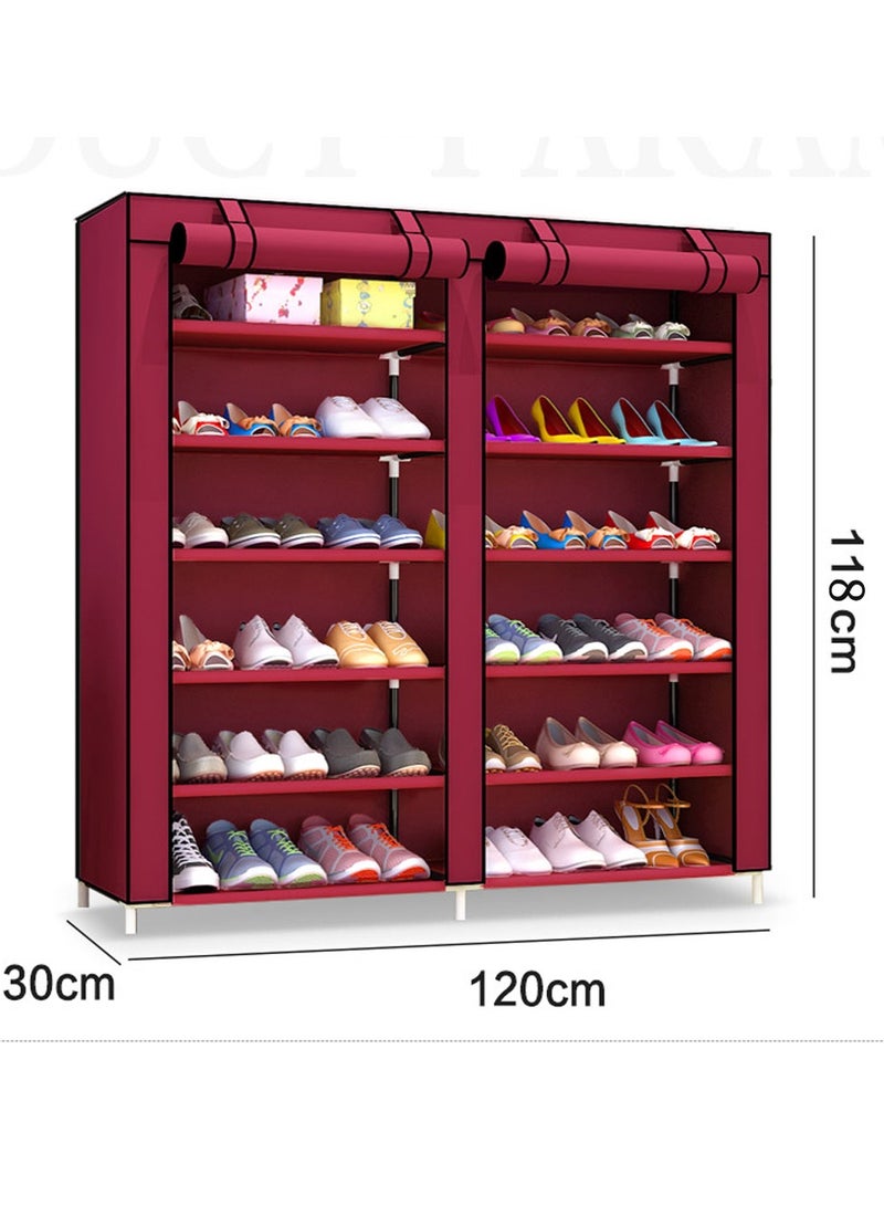 شاربدو رف أحذية 12 طبقة مقاس 120x118x30 سنتيمتر - Image 5