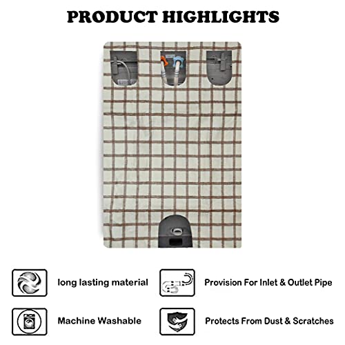 KANUSHI Industries® Washable & Dustproof Top Load Fully Automatic Washing Machine Cover (Suitable for 6 Kg, 6.5 kg, 7 kg, 7.5 kg) (VAR-WASMAC-NW-NEW-03-FULLY) - Image 3