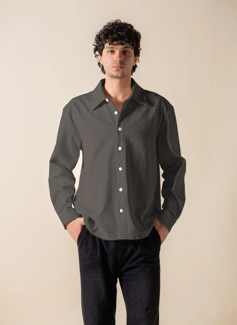 TEXTURED COMFORT SHIRT