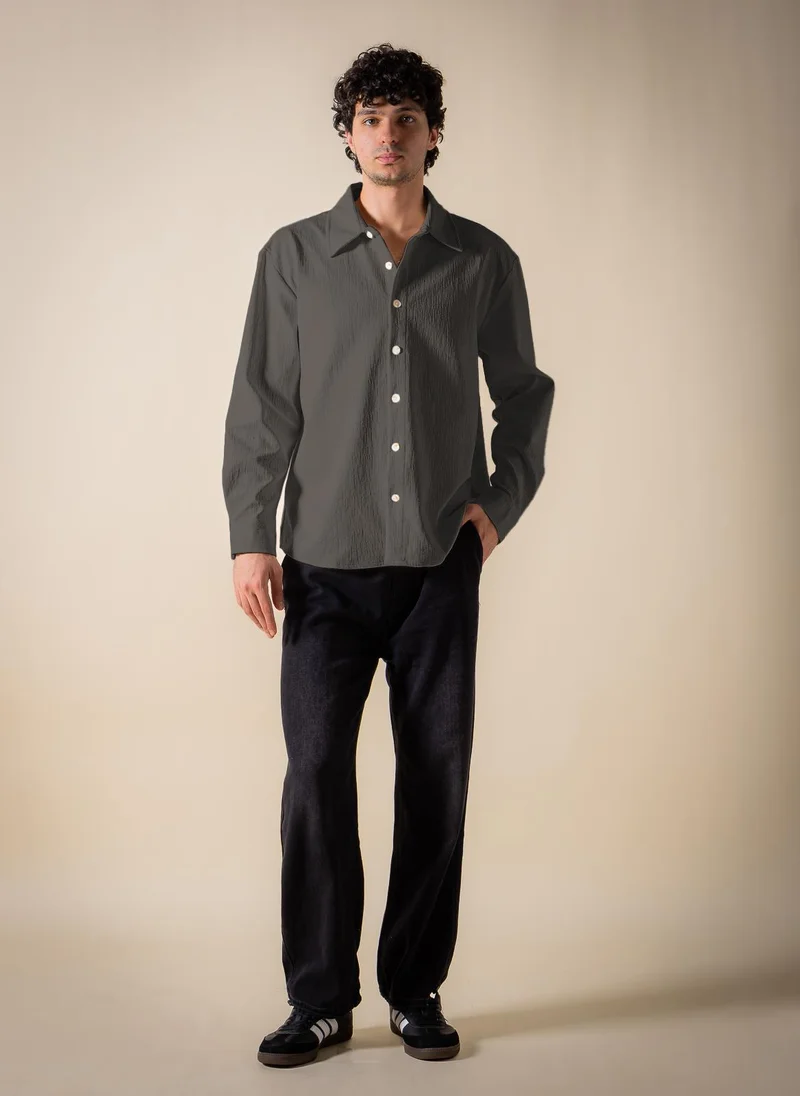 SHAPES TEXTURED COMFORT SHIRT