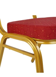 KARNAK Karnak Series Crown Back Stacking Banquet Chair In Red Fabric For Weddings Banquets Ceremony Hotel Dining Parties  - Image 5