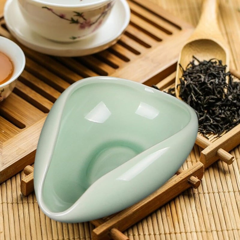 Coffee, Weighs Coffee Bean Container, Multipurpose Porcelain Tea Vessel for Buffet, Household, Hotel, Restaurant, Cyan - Image 4