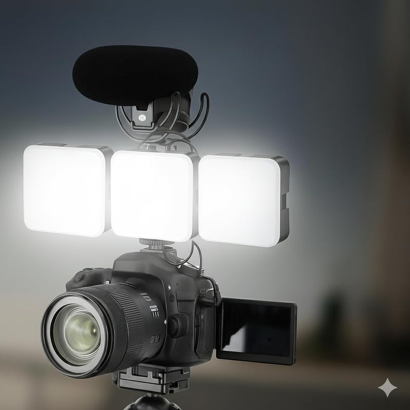 Selfie LED Phone Camera Fill Light – 3 Brightness Modes, Clip-On LED for Video Photography, Live Streaming, TikTok, Makeup & Video Calls (Universal Compatibility) - Image 2