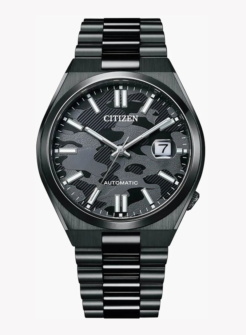 Citizen Boutique CITIZEN Men's Black Stainless Steel Watch, Automatic | NJ0155-87E - Image 1