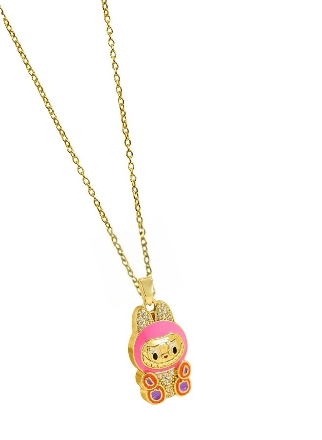 Stainless Steel Pendant Necklace Charm Chain for Women Accessories - Image 1