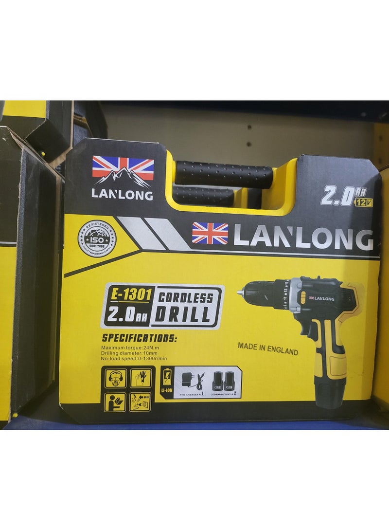 12V battery charger + 2 batteries + charger, lanlong 