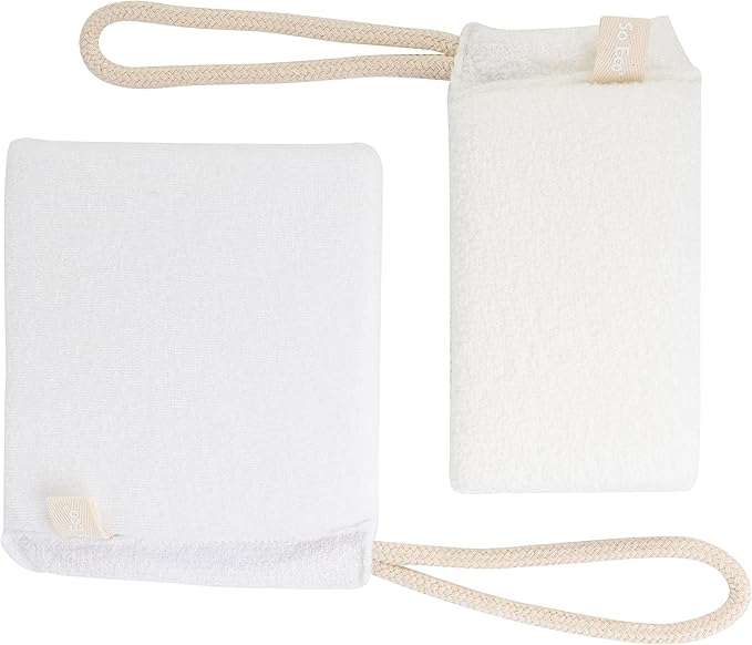 So Eco Exfoliating Bath Sponges 2 Pack White 80 40 030